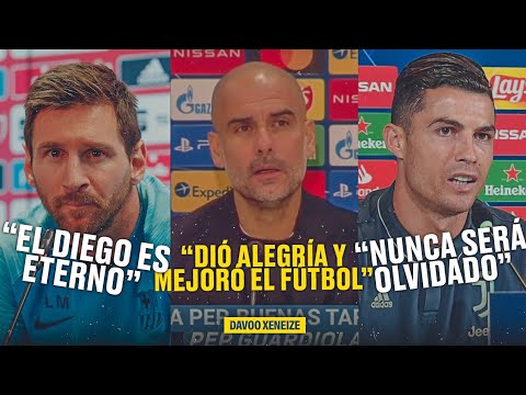 ASÍ DESPIDIÓ el MUNDO del FÚTBOL a MARADONA...