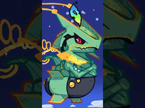 สมุดภาพโปเกมอนของ "เร็คควอซา" (Rayquaza) #โปเกมอน #pokemon #rayquaza  #เร็คควอซา #pokemonunite
