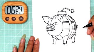 How to Draw Svinino Bombondino