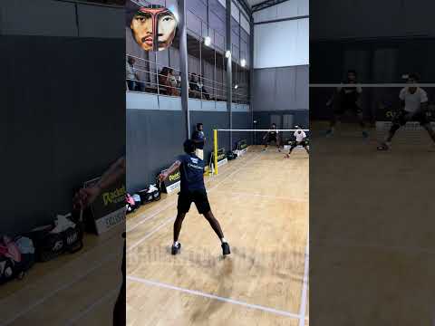 Bennet’s Backhand Clear and opponent’s Incredible dive but the clear won the rally 🔥🔥🔥