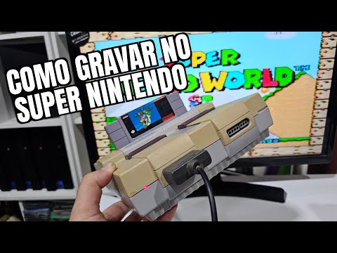 Como gravar no super Nintendo. saves e password