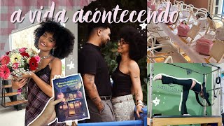a vida acontecendo | nosso dia dos namorados, rotina noturna, leitura, & skin care.
