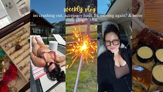 weekly vlog: FULLY CRASHING OUT, I'm moving again?? jewelry haul, foot care routine & more