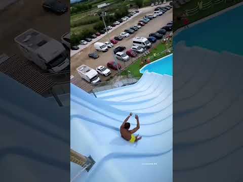 Why this water slides are very dangerous #waterslide #swimming