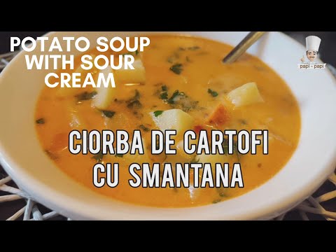 Delicioasa Rețetă de Ciorbă de Cartofi cu Smântână | Pas cu Pas.