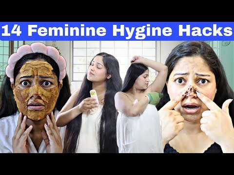 😲14 Personal Feminine Hygine Hacks Full Body Care, Private Parts, Skin, Hair, Underarms, Bright Skin