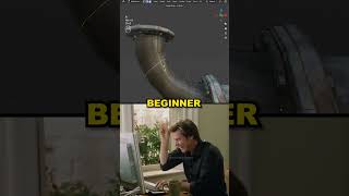 Beginner vs Pro no Blender — Você consegue ver a diferença 👀🔧 #shorts