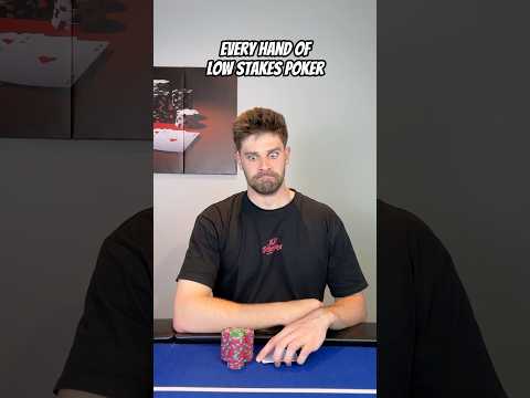 Low stakes poker 😂😭 #fyp #comedy #poker #texasholdem #pokeronline #gambling #casino #sethypoker