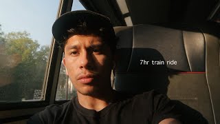 my first time on a train - new orleans vlog