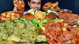 Spicy Mutton Curry Hariyali Chicken Curry Crab Curry Egg Curry Fish Curry Aloo Bhorta Baingan Fry 