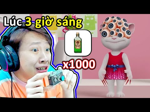 Vinh Cho Talking Angela Uống "1000 Lọ Thuốc" Vào Lúc 3 Giờ Sáng !! THÔI XONG KHÔNG ỔN RỒI ??