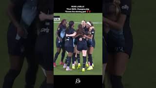 It's Rose's day, first NWSL Championship, and scores the winning goal 🌹🌹 #roselavelle #nwsl #ghotam