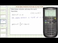 Understanding Relative Extrema on the TI-89