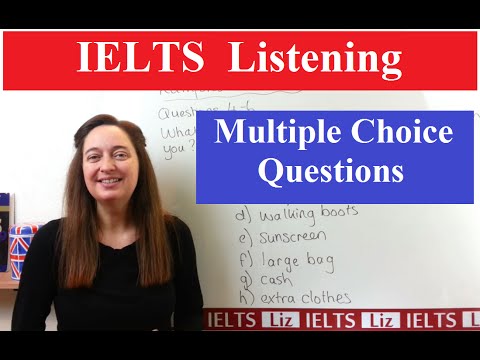 IELTS Listening Tips: Multiple Choice