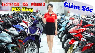 Giá Xe Exciter 150 , Exciter 155 , Winner X , MX-King Cuối 7/2025 Giảm Sốc