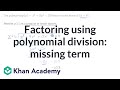 Polynomial Division and Factors