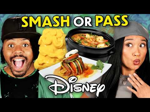 Smash or Pass: Disney Foods! (Ratatouille, Princess & The Frog,  Beauty & The Beast)