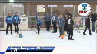Vorrunden Spiel (Angerberg vs. Wals) / Staatsmeisterschaft im Eisstocksport 2014