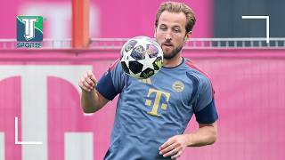 Harry Kane und der FC Bayern München bereiten sich auf ihr Spiel gegen PSG vor