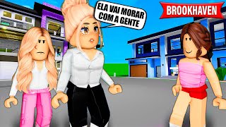 A MINHA MÃE ADOTOU A MINHA RIVAL! | Historinhas Brookhaven RP | Roblox