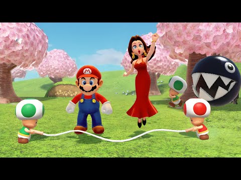 Super Mario Party Jamboree Minigames - Mario Vs Pauline Vs Peach Vs Yoshi (Master Difficulty)