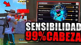 ¡NUEVA SENSIBILIDAD H4CKER PARA ESTA ACTUALIZACION!💀🔥 (DARAS TODO ROJO) 2025 👹✅ #freefire
