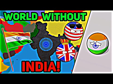 [WHAT IF INDIA NEVER EXISTED?]💀🌍😱 In Nutshell || [COUNTRIES ARE DEAD]🥵🥶⚔ #countryballs