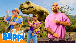 Dino Dance THE REMIX! ft. Lenny Pearce | Blippi Songs 🎶| Educational Songs For Kids