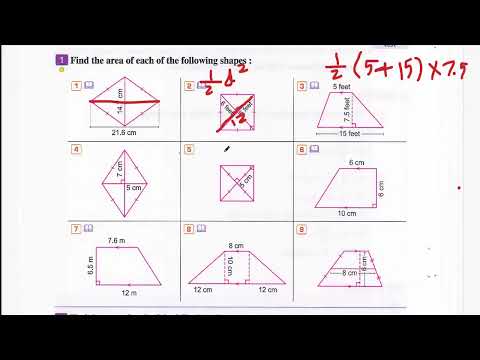 lesson 1, unit 3  areas  - Math prep 1- كتاب المعاصر ماث اولى اعدادى ترم تانى