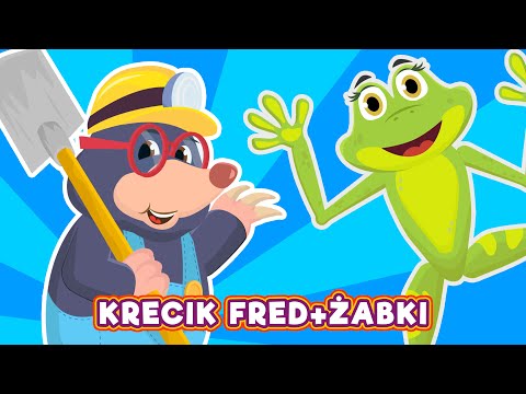 Krecik Fred + Żabki Klapki - Śpiewające Brzdące Piosenki dla dzieci 😍😆🤣