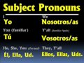 Exploring Subject Pronouns in Spanish