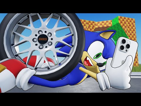 Sonic and Shadow REACT to CRAZY REALISTIC Texting and Driving ACCIDENTS! (BeamNG.Drive)