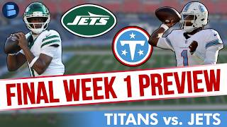 Titans vs. Jets Preview, Prediction, Matchups To Watch, Injury News | NFL Week 1