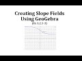 GeoGebra Slope Field Concepts