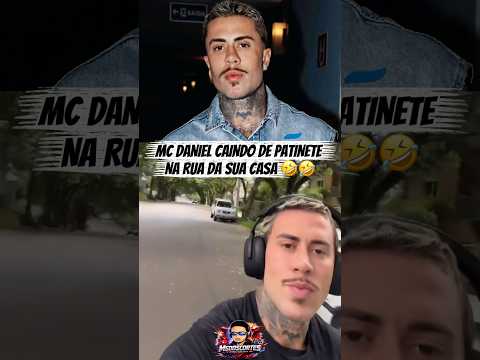 MC DANIEL CAIU FEIO DE PATINETE 🤣 #shorts #short #viral #viralvideo #funny #fyp #ytshorts #song #yt