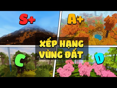 Xếp hạng sự nguy hiểm của từng vùng đất trong sinh tồn Mini World