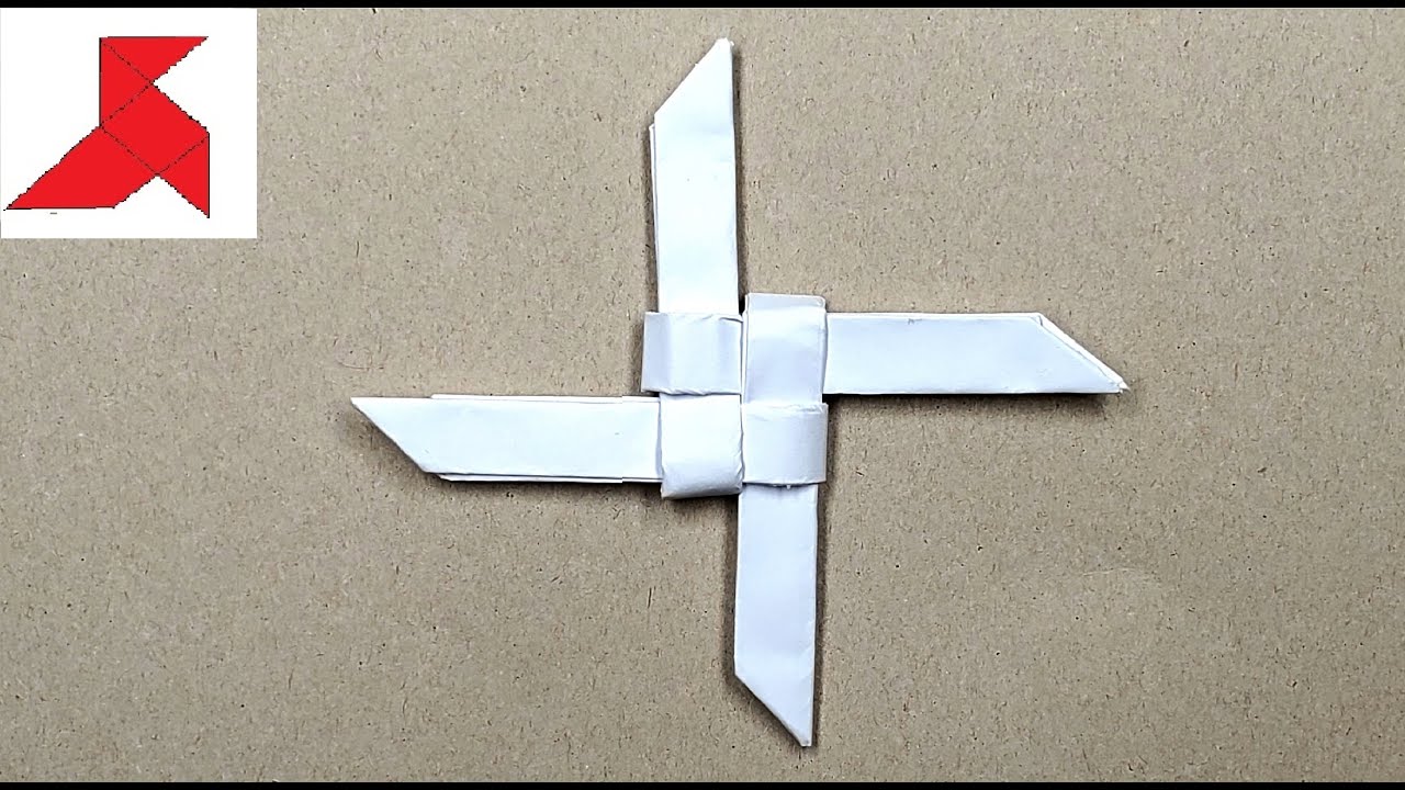 DIY Как сделать большой летающий СЮРИКЕН из бумаги А4 своими руками?