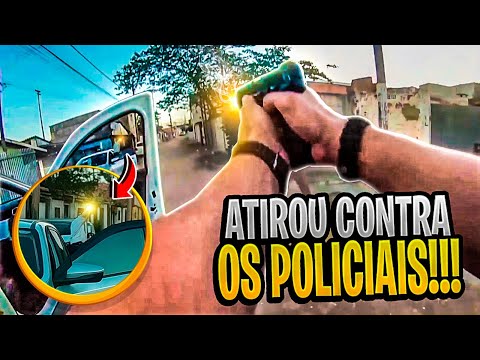 ⚠️CONFRONTO REAL NA FAVELA! FUGA INSANA E FLAGRANTE PELA ROTA