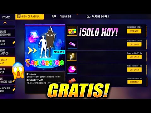 🎁 GARENA REGALA EMOTE GRATIS 8 ANIVERSARIO 2025 FREE FIRE LATAM EVENTO FF SORPRESA REGALOS