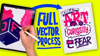 Full Vector Artwork in Affinity Designer iPad