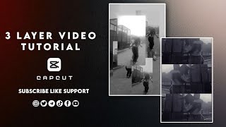 New trending video tutorial💥||Capcut 3 layer Video Editing👍