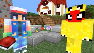 Minecraft Ash Sucks At Catching Pokemon...