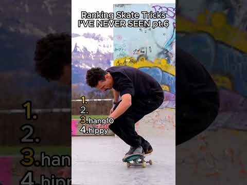 pt.6 NEVER SEEN Skate Tricks Ranking