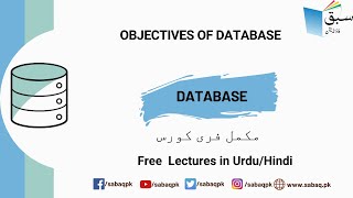 Objectives of Database