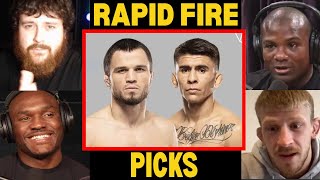 Who Wins? Umar vs Bautista — UFC Stars Predict!