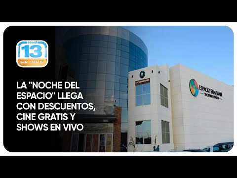 La "Noche del Espacio" llega con descuentos, cine gratis y shows en vivo