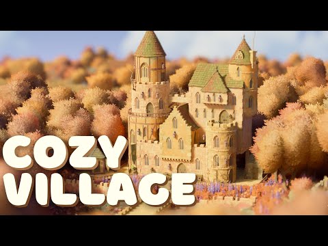 Tiny Glade Speed Build - Cozy Fall Village for Beginners