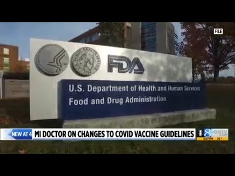 YouTube video thumbnail: West Michigan Doctors Navigating New COVID Shot Guidelines