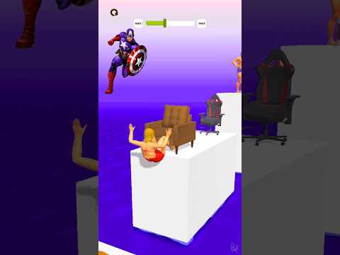 Squeezy Girl Fun Reverse Jumping #1063 #fun #mobilegame #amogus #shortsfeed #crush #shorts