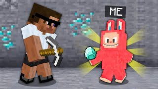Playing as a Helpful LABUBU in Youtuber's World Minecraft